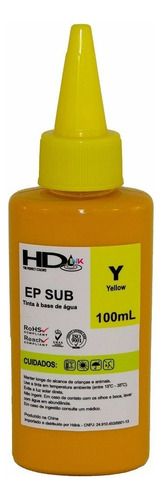 Tinta Sublimatica Hdink Amarela ( Yellow ) 100ml