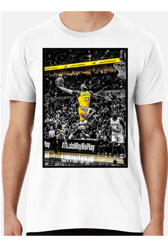 Playera Y Blusa Lebron James En Blanco Y Negro #27