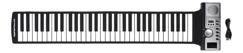 Piano Electrónico Roll Up De 61 Teclas, Teclado Portátil De