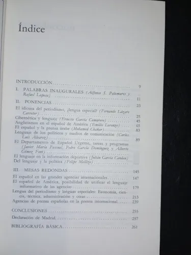 El Idioma Español En Las Agencias De Prensa Sánchez Ruipérez