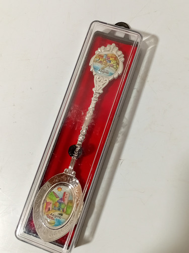 Colheres De Chá Souvenir Prateado (Usado)
