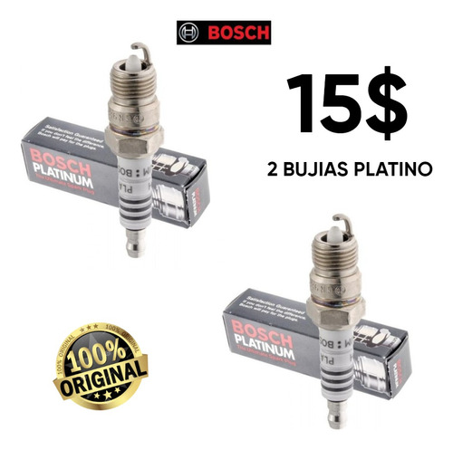 Bujías Platino Bl15 Motor Carburado 280 305 350 C10 C20 C30 