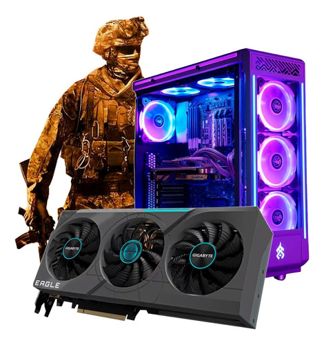 Imagen 1 de 4 de Pc Diseño Gamer 4k Ryzen 5 4500 16gb Ssd M2 1tb Rtx 3070/ti