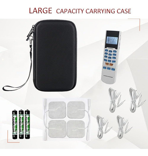 Funda Eva Dura Bovke Para Estimulador Muscular Tens Negro