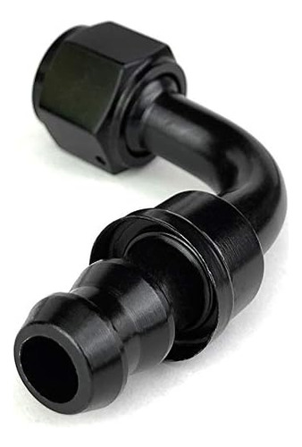 4an 90 Grados De Aluminio An Hembra Giratorio Push-on/lock M