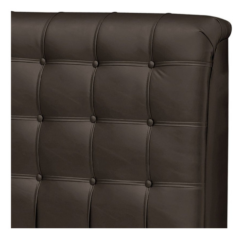 Cabeceira Solteiro 90cm Dama New Plus Cacau Fc
