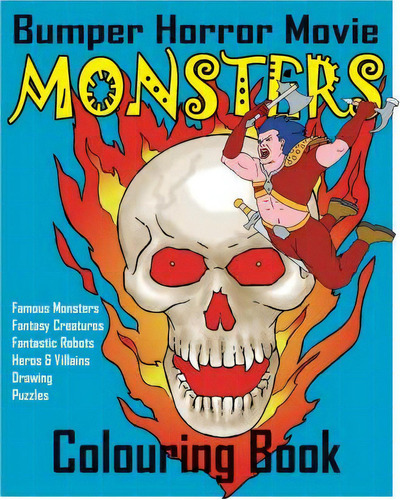 Bumper Horror Movie Monsters Colouring Book, De Albert David Sutton. Editorial Createspace Independent Publishing Platform, Tapa Blanda En Inglés