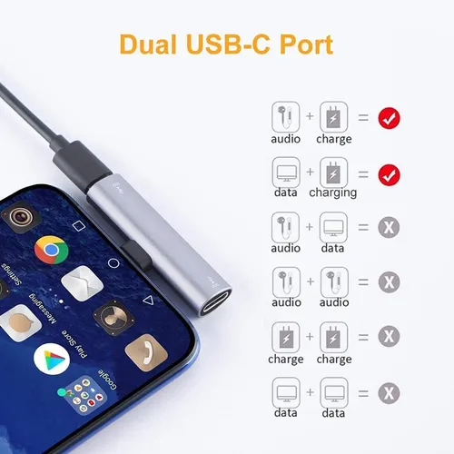 Hub Usb C Cablecreation | Usb C Y Carga Pd 60w | Aluminio