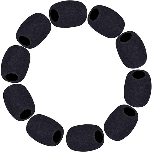 Filtro Anti Pop Fundas De Espuma Microfono Headset  Pack 10