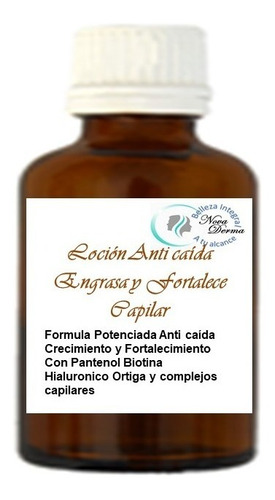 Loción Anticaída Fortalece Engrosa Biotina Complejo Cabello 