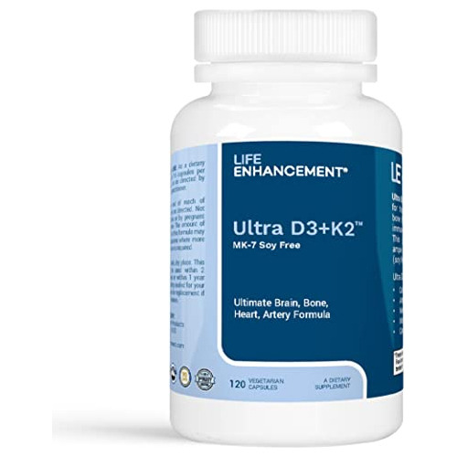 Mejora De La Vida Vitamina D3 K2 Suplemento - 2000 Iu Ns72z