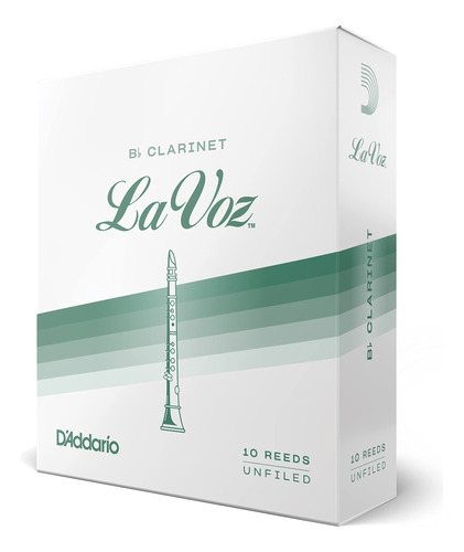 La Voz Bb Clarinete Caas Fuerza Duro 10-pack