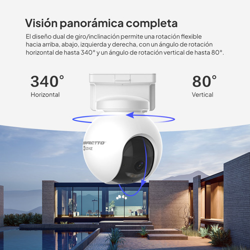 Combo X3 Cámara A Batería Ezviz Eb8 Exterior 4g Chip Hd Gps