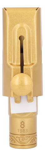 Boquilla Plana Para Saxofón Soprano En Forma De B, Metal De