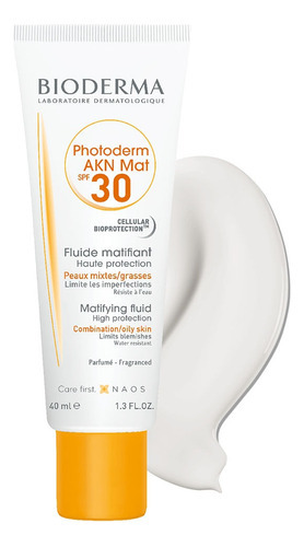 Protector Solar Bioderma Photoderm Akn Mat Spf30 X 40ml