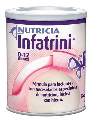 Fórmula infantil em pó sem glúten Danone Infatrini sabor neutro en lata de 6 de 400g - 0  a 12 meses