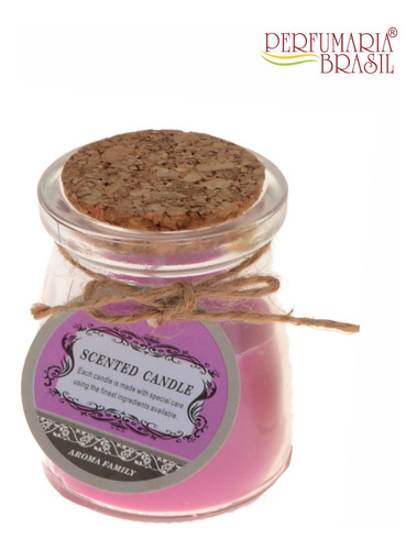 Caixa Com 12 Velas Aromaticas - Vidro - Family