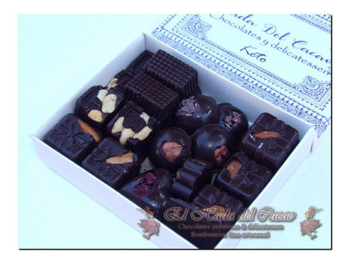 Imagen 7 de 7 de Bombones Finos Keto , Sin Azucar Con Stevia, Regalo