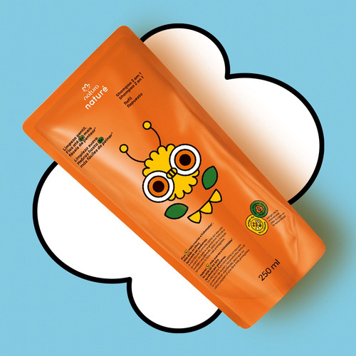 Kit Natura Naturé Shampoo 2 Em 1 + Refil