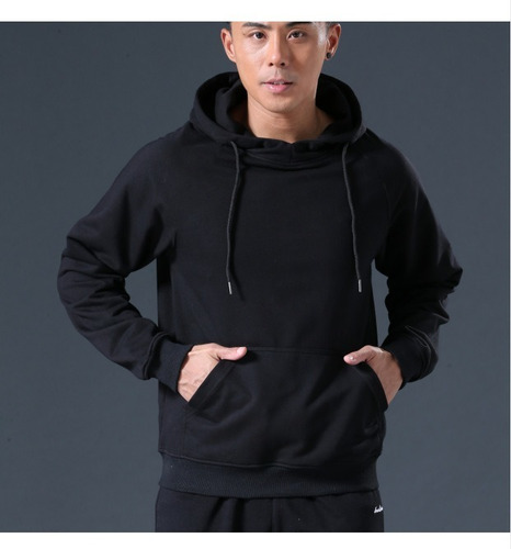 Sudadera Con Capucha Básica Lisa