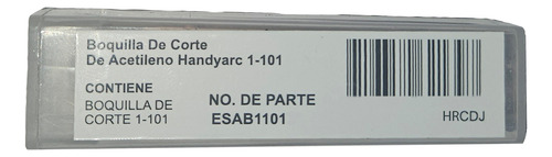 Boquilla De Corte T/victor Oxi/acetileno No. 000 Al 8 Esab