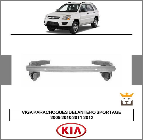 Viga Parachoques Delantero Kia Sportage 2009 2010 2011 2012