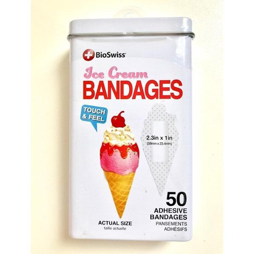 Bioswiss - Ice Cream - Latinha 50 Band Aids Sorvete
