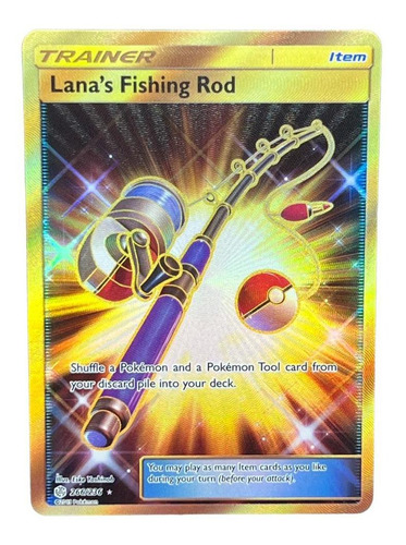 Lana's Fishing Rod Carta Pokemon Inglés 