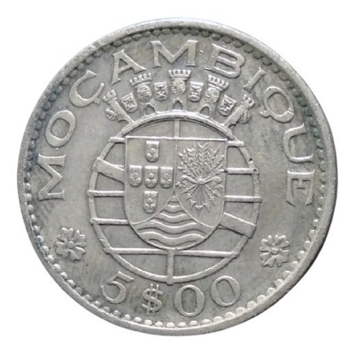 Mozambique 5 Escudos 1973  Ol2#1