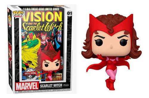 Funko Pop Vision e Scarlet Witch #01 Cor exclusiva da Marvel Comics Scarlet Witch #01 /Lovers And Zombies/Wanda