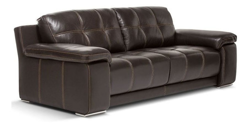 Sofa 5037 3c Cuero Chocolate