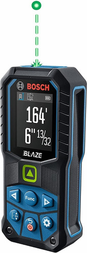 Bosch Glm 165-25g Medidor Laser Haz Verde 50 Mt 11 Funciones