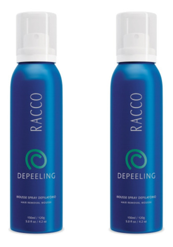 2 Depeeling Mousse Depilador Spray Creme Depilatório Racco