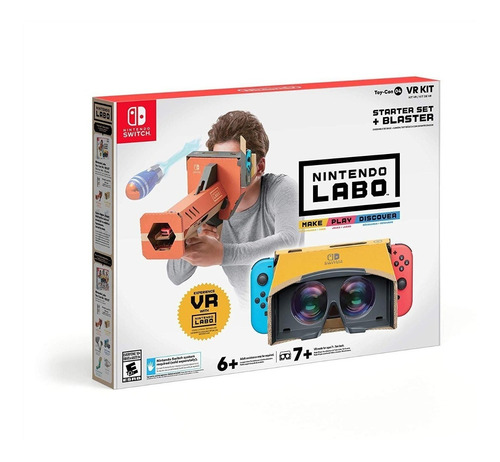 Kit Nintendo Labo Toy-con Vr Con Set De Inicio Blaster Game