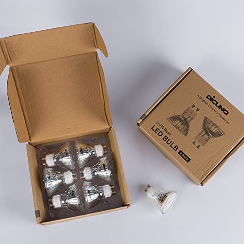 Bombillas Led Gu10 Dicuno, 6w Reemplazo Halógeno 60w, Luz