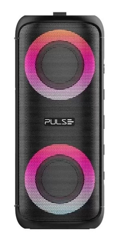 Caixa De Som Mini Pulse Sp603 30w Aux Micro Sd Bt 5.0 Led