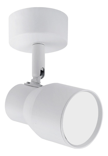 Aplique Blanco Foco Con Ampolleta Dicroica Gu10 Dirigible 