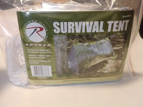 Rothco | 3878 | Survival Tent | Casa Sobrevivencia Camping