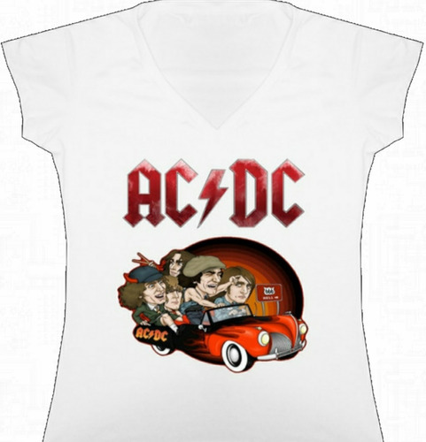 Blusa Ac Dc Rock Metal Bca Tienda Urbanoz