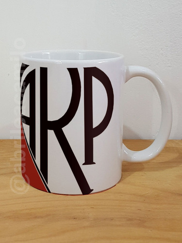 Taza River Plate Escudo Histórico Cerámica Importada Orca