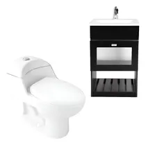 Comprar Vanitory 40cm Bacha Marmolina Pura Inodoro Mochila Asiento