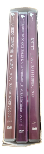 Box 3 Dvds Fassbinder Wity Medo Consome Alma Direito Forte (Usado)