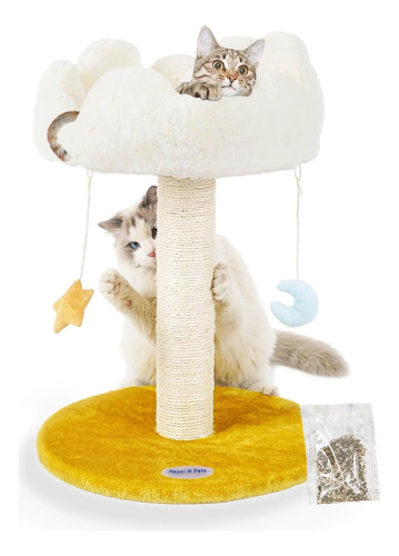 Happi N Pets Poste Rascador Para Gatos Con Cama Torre De Arb