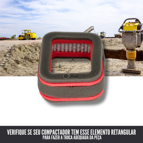 3 Filtro De Ar P Compactador Solo Sapo Motor Toyama Te40zxp