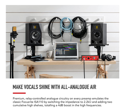 Interfaz Focusrite Clarett+ 2pre Usb-c, Audio Profesional