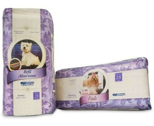 Imagem 1 de 2 de 1 Refil Absorvente Pipi Dollys 28 Unidades