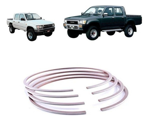 Anillos Motor Std Para Toyota Hilux 2.4 22re 1994 1997