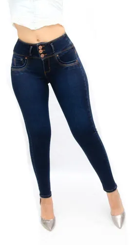 Jeans Corte Colombiano Levanta Pompi Michaelo Jeans Ref6503