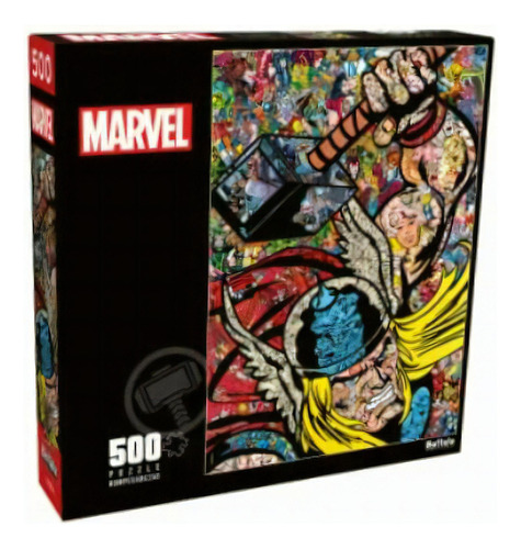 Buffalo Games Marvel Thor Collage Rompecabezas De 500 Piezas