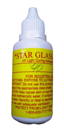 Resina Star Nº40 30ml P/recuperação De Parabrisa Trincas